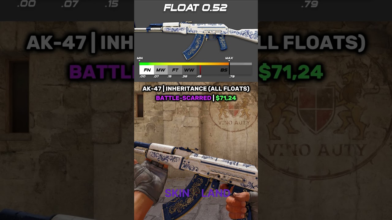 👀 AK-47 | Inheritance -  Skin Showcase ALL FLOATS