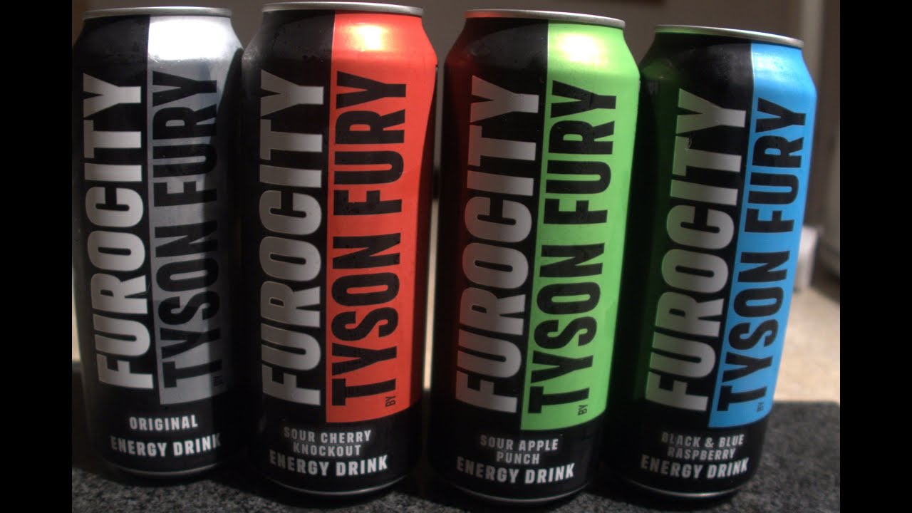 Furocity Energy Drink all 4 flavours  - Does Tyson Fury's energy drinks pack a punch?