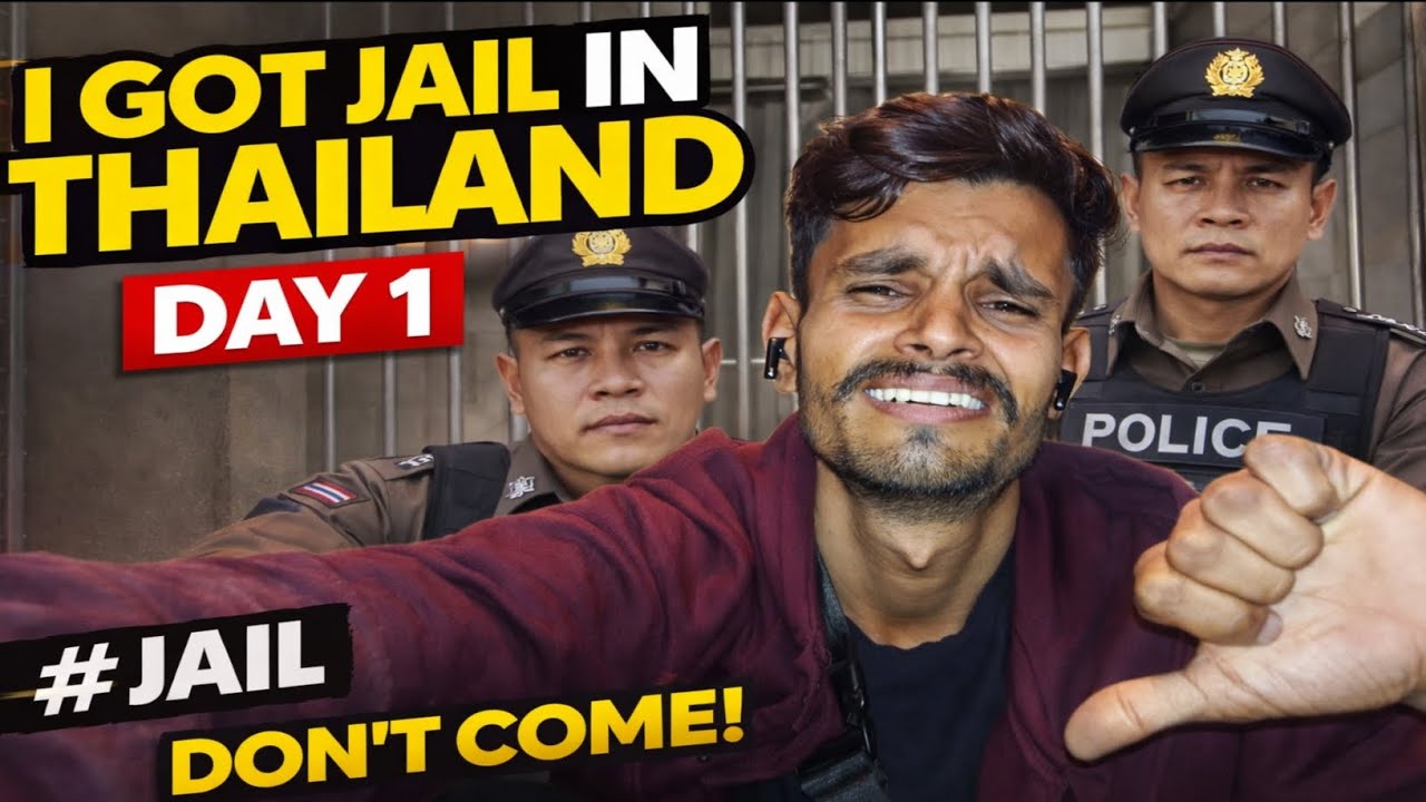 THAILAND POLICE ARREST ME BUT WHY ||😯😯|| VLOG IN JAIL INDIAN MUST WATCH 🙏🙏