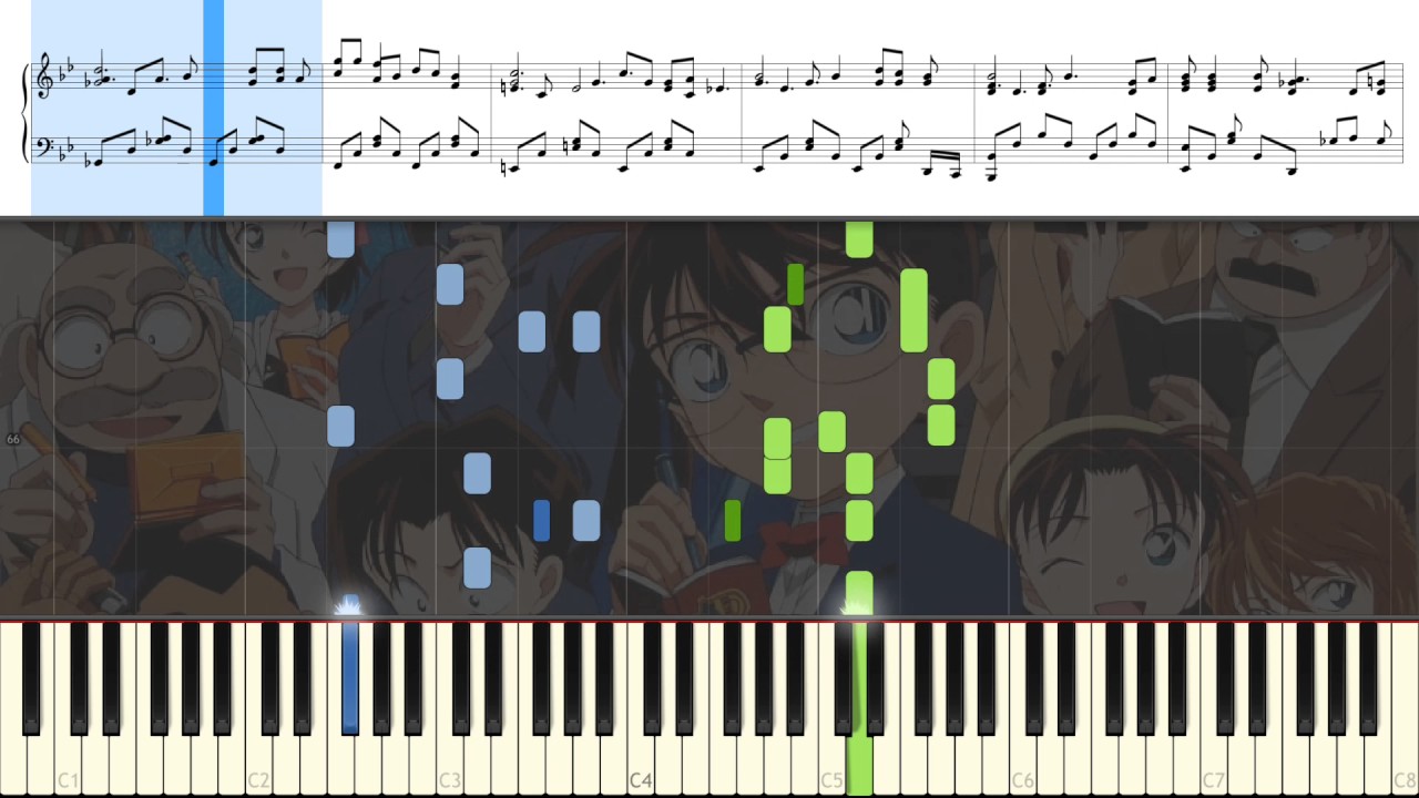 Detective Conan - [Ending Theme 23] Thank You For Everything [Piano Tutorial]