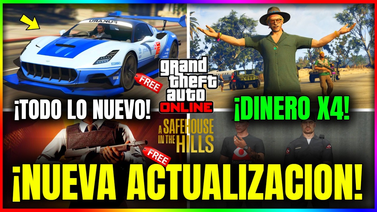 NUEVA ACTUALIZACION en GTA5 ONLINE! CAYO BONUS! X4 DINERO, NUEVO EVENTO, YUANBAOS, DESCUENTOS Y MÁS!