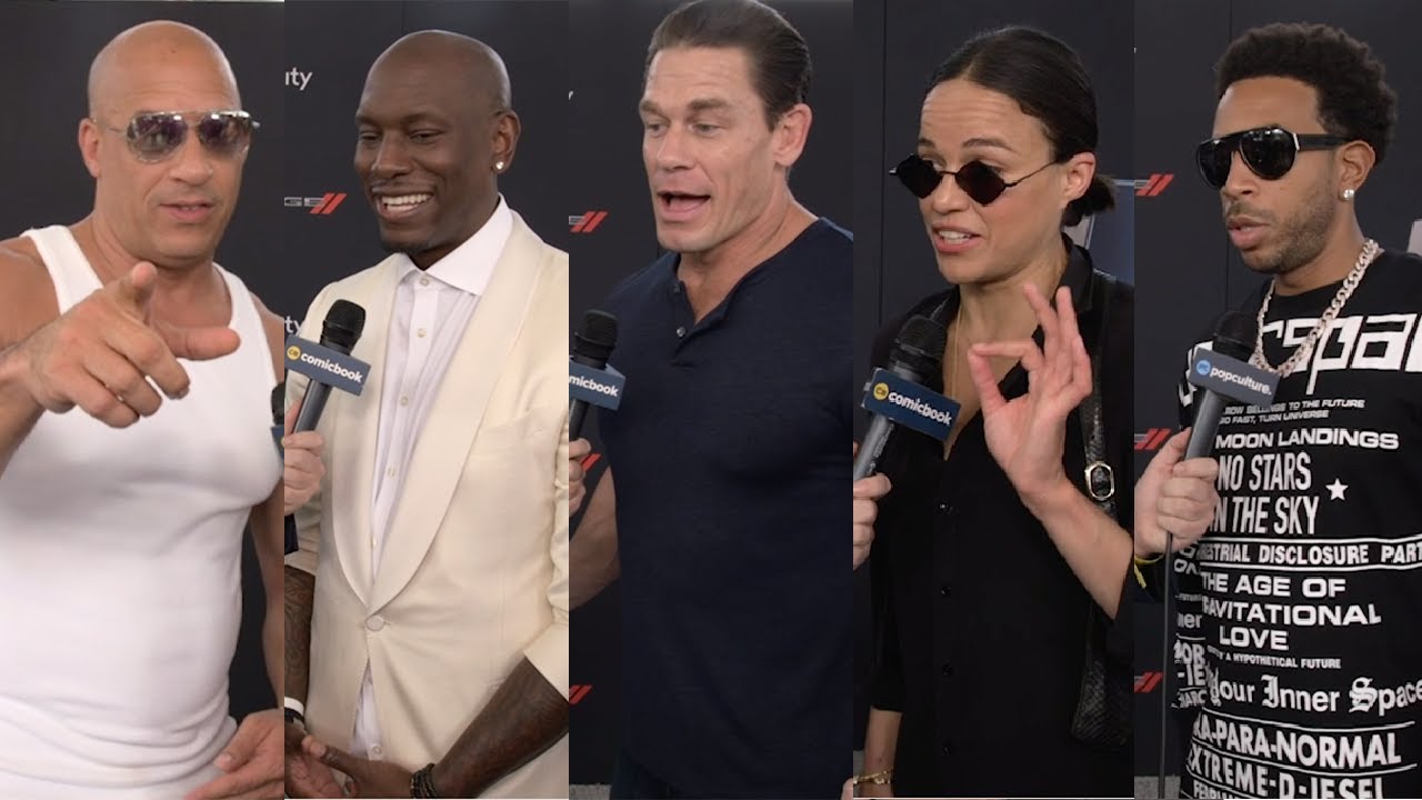 F9 Cast Interviews - Vin Diesel, Tyrese Gibson, John Cena, Michelle Rodriquez, Ludacris and More
