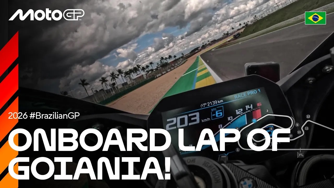 The first onboard lap around Goiania with Simon Crafar! 🏍️ | 2026 Brazilian GP