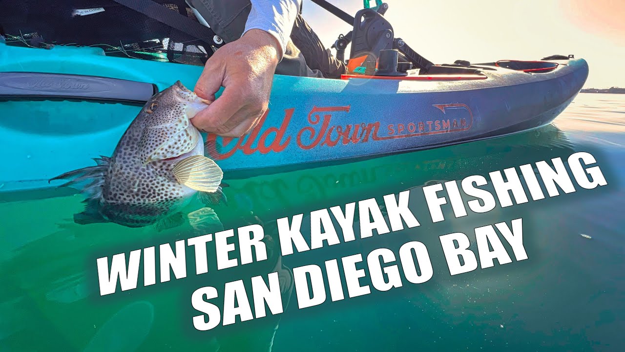 Winter Kayak Fishing on San Diego Bay with Salty 120 PDL