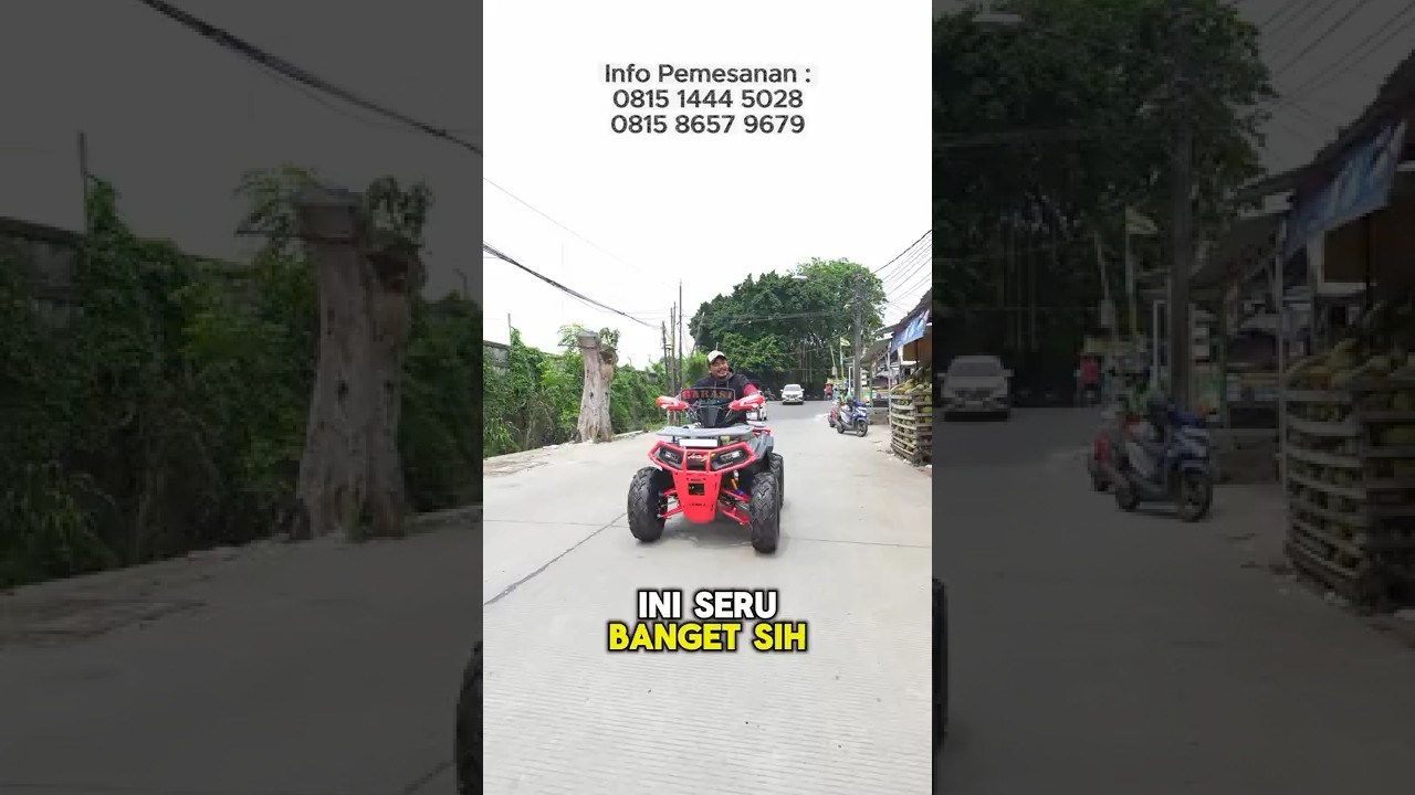 Kita Test Ride ATV Lenka Wolf 200 Cc Matic Bro‼️Lokasi Ciledug Tangerang #atv #fyp #promo