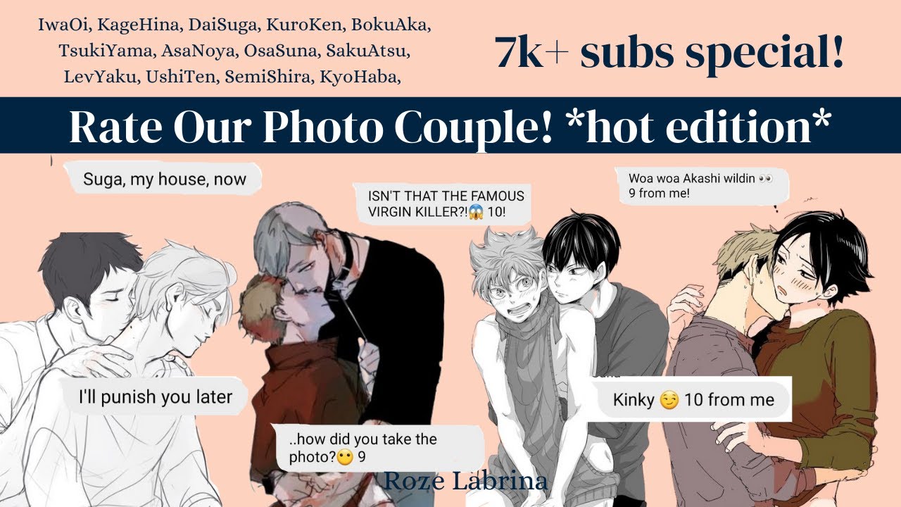 Rate Our Couple Photo *hot edition* 16+ | 7k+ subs special