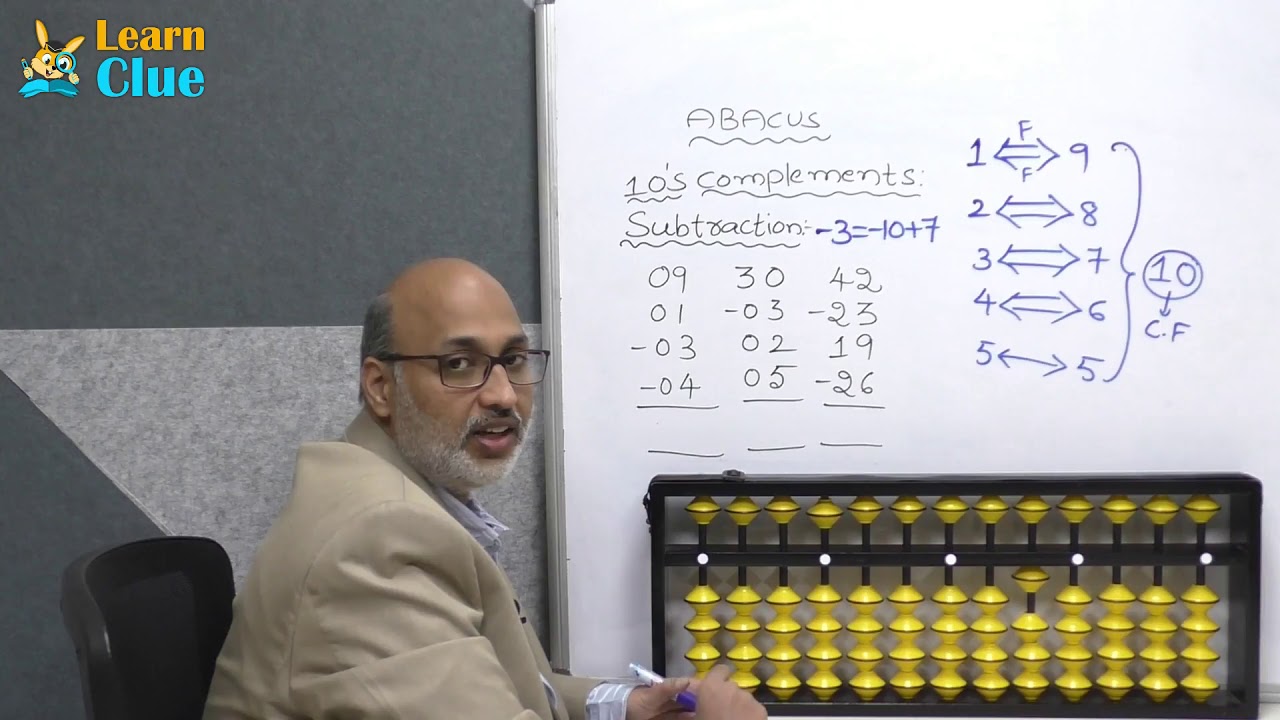 Abacus - Big friends subtraction 1 - 5 techniques - Part - 3.3