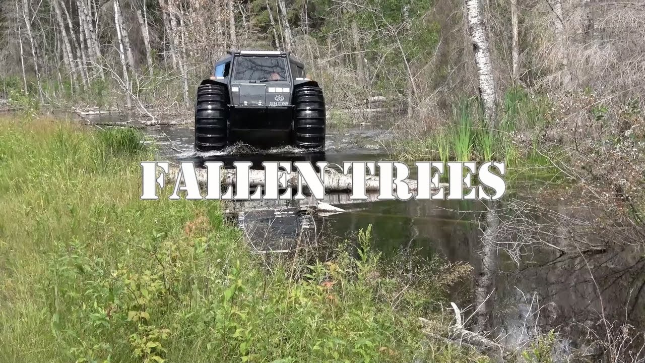 SHERP ATV goes through the Fallen Trees