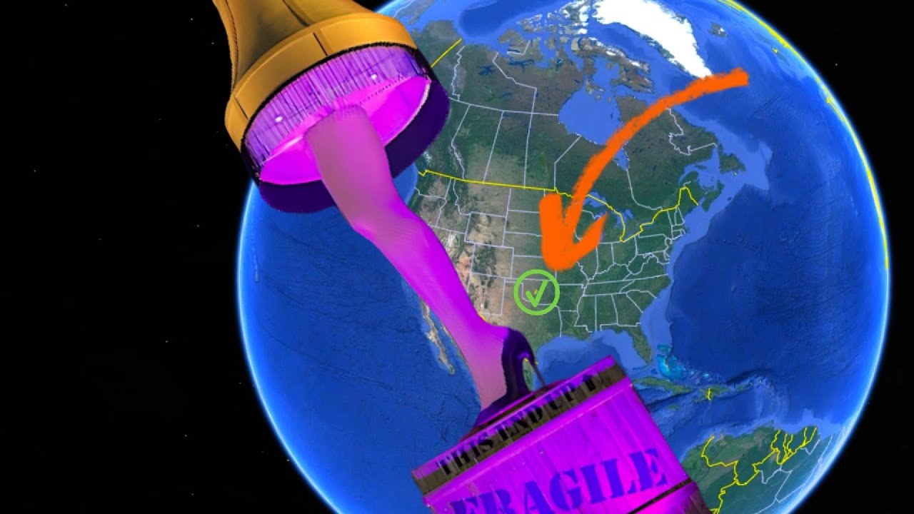 Chickasha Leg Lamp on Google Maps!