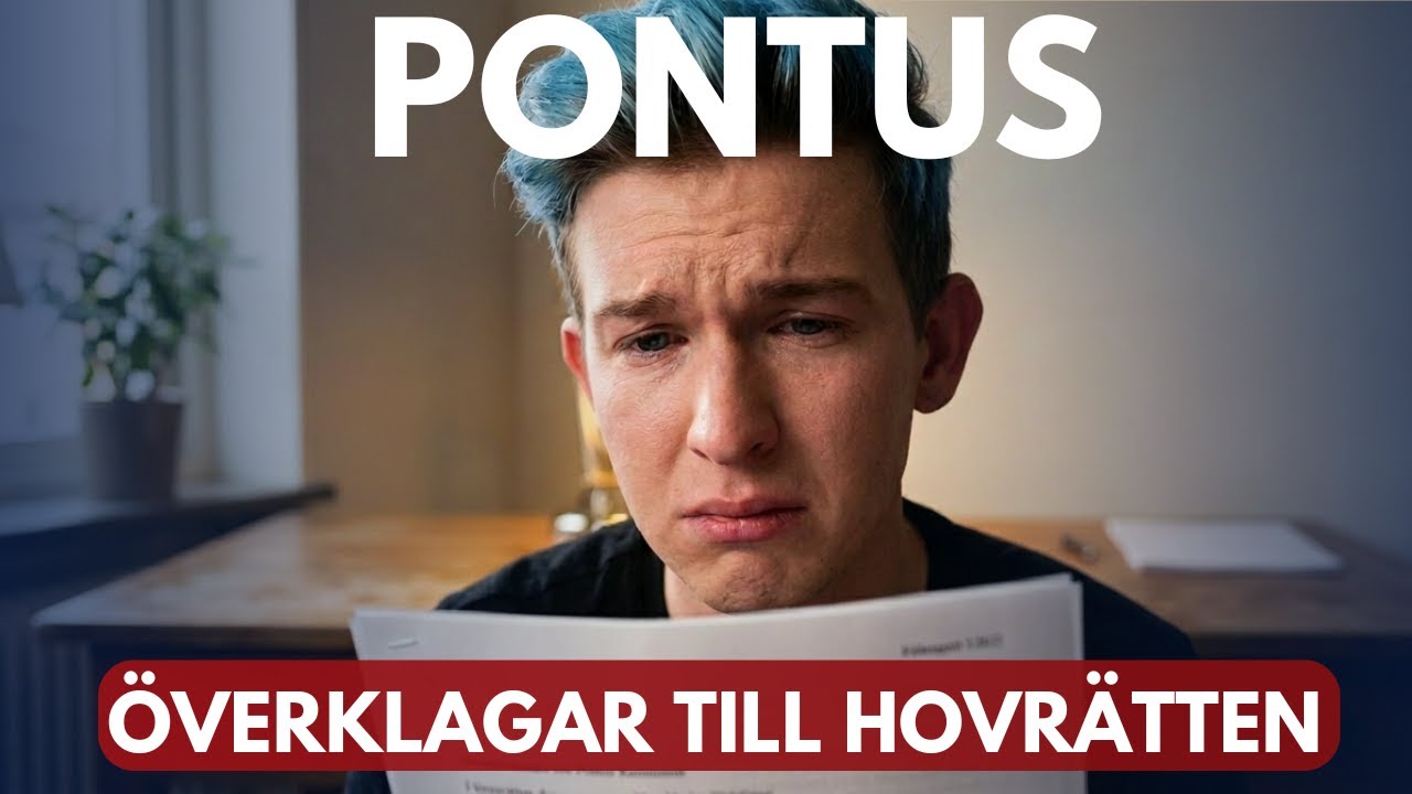 PONTUS ÖVERKLAGAR SIN DOM