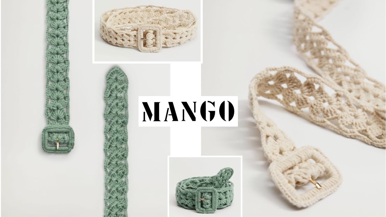 MANGO MARKA ÖRGÜ KEMER YAPIMI