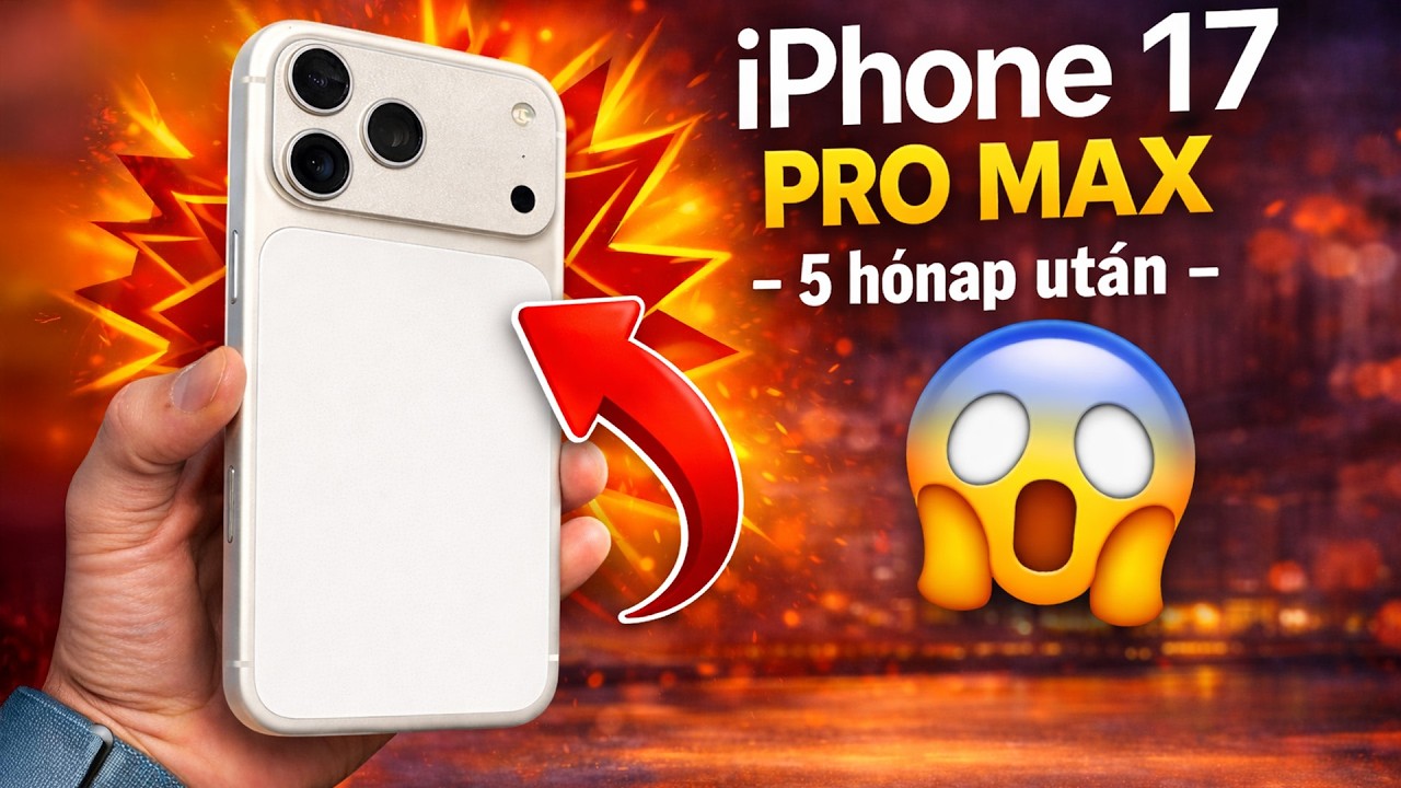 Ennyi idő után már nem a hype beszél. Ez az iPhone 17 Pro Max valójában.