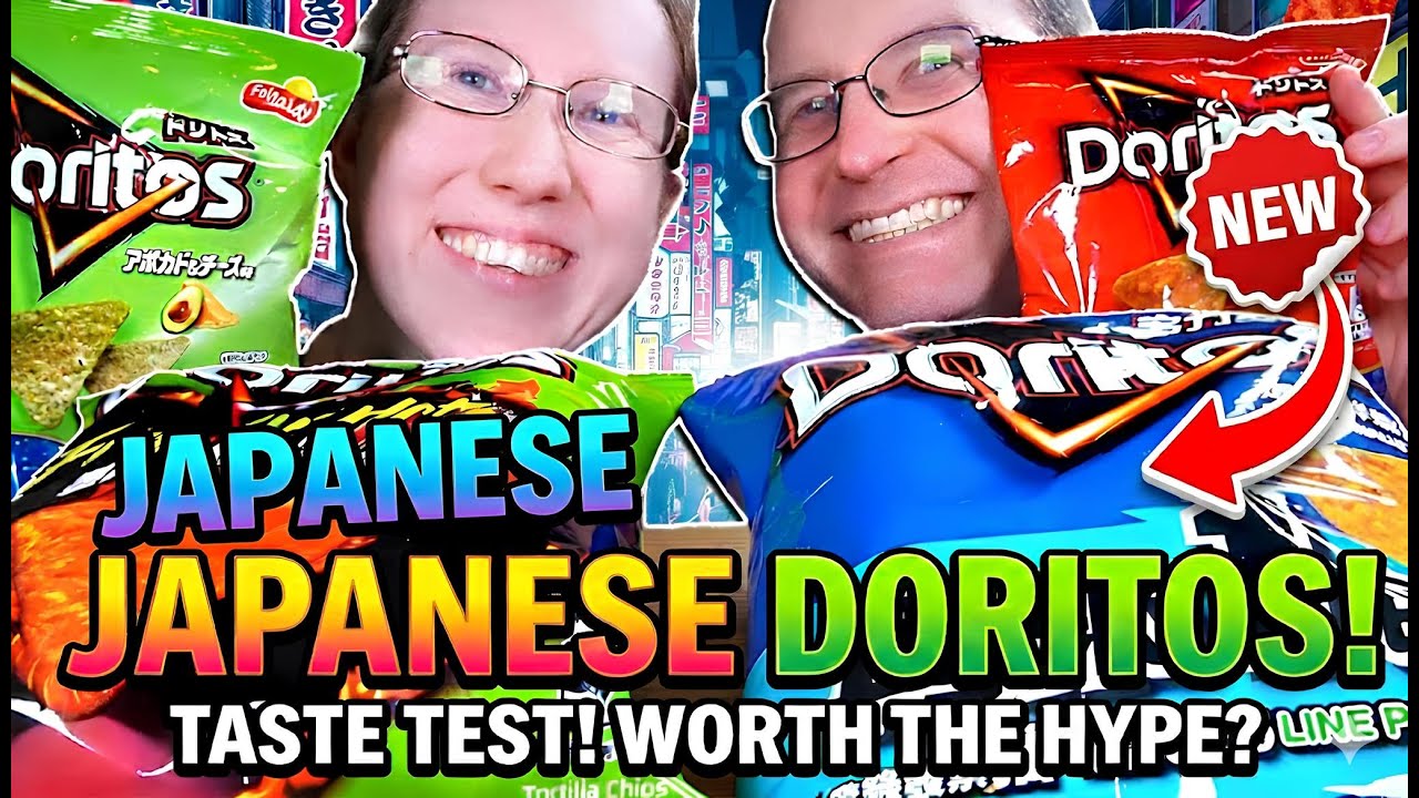 Trying Japanese Doritos for the First Time! 🤯
