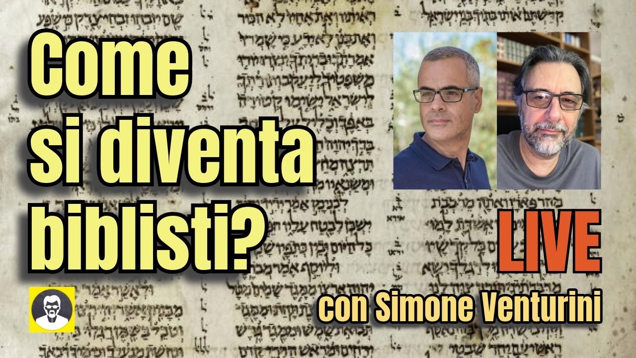 Come si diventa biblisti? Il prof interroga Simone Venturini