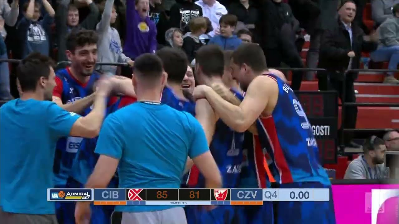 AdmiralBet ABA League 2022/23 highlights, Round 20: Cibona - Crvena zvezda Meridianbet (5.3.2023)