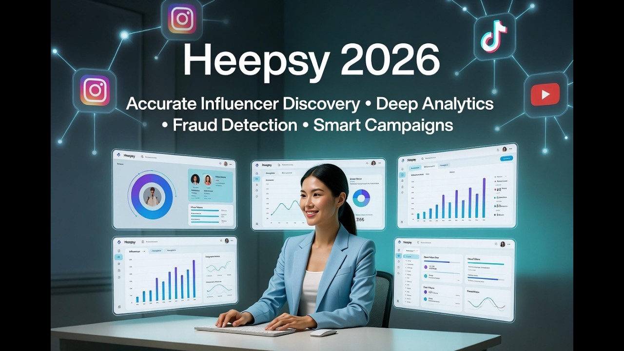 Heepsy 2026: Самая точная платформа для поиска и анализа влиятельных лиц.