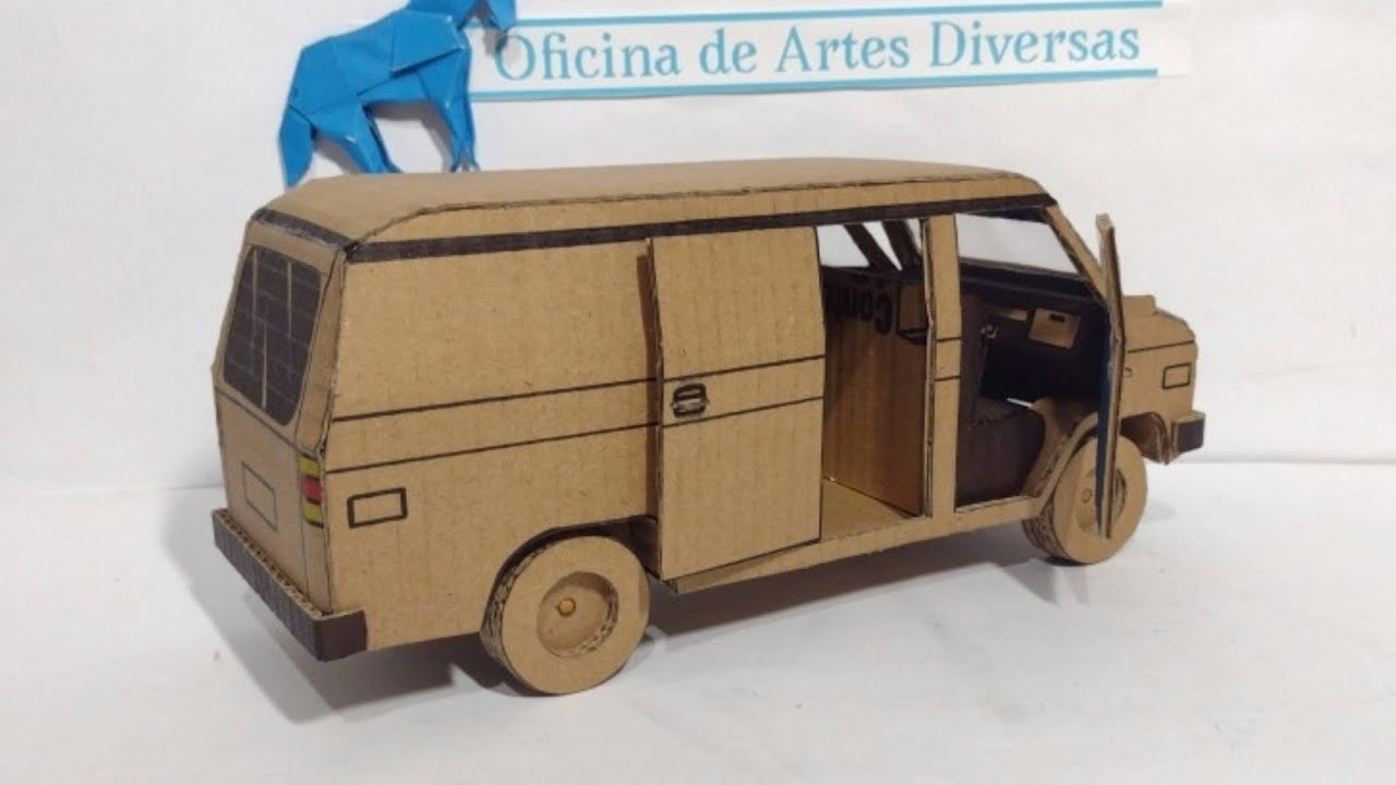 How to make a cardboard van
