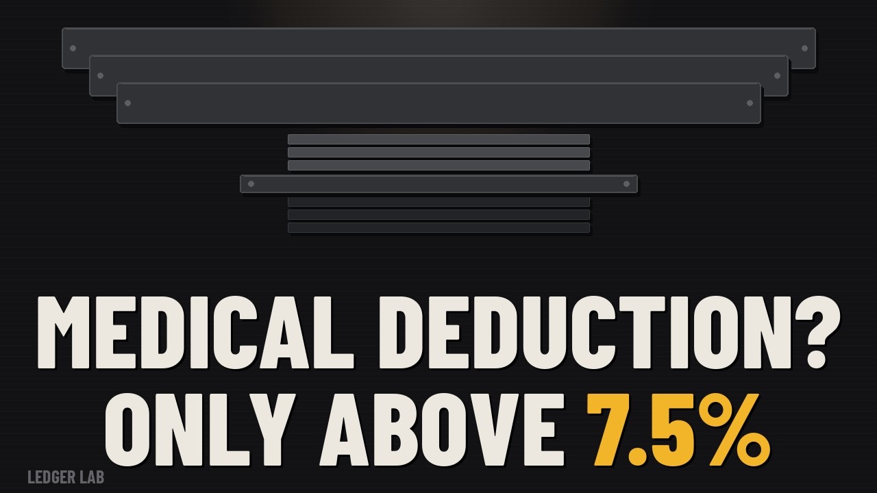 Medical Expense Deduction: Only the Slice Above 7.5% of AGI