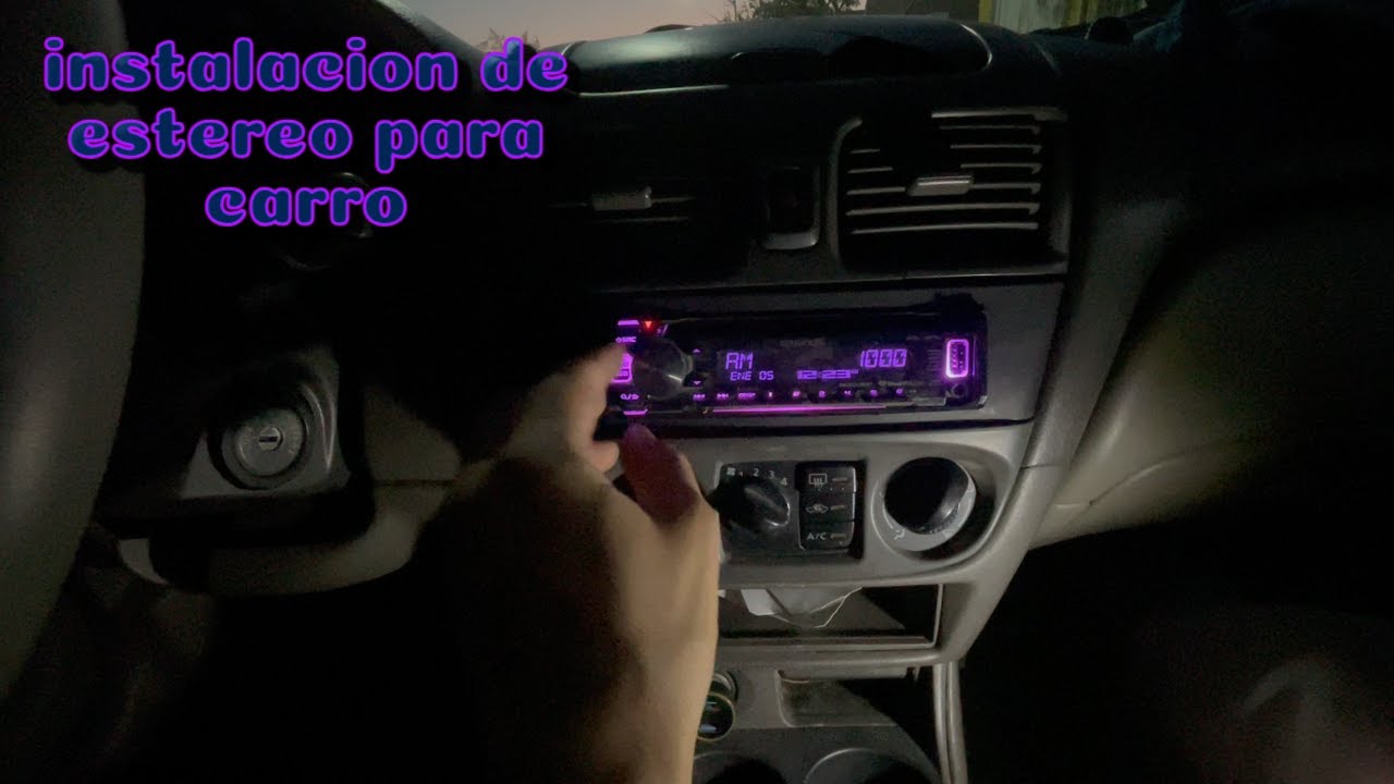 INSTALACION DE ESTEREO PARA CARRO EN UN NISSAN SENTRA 2002