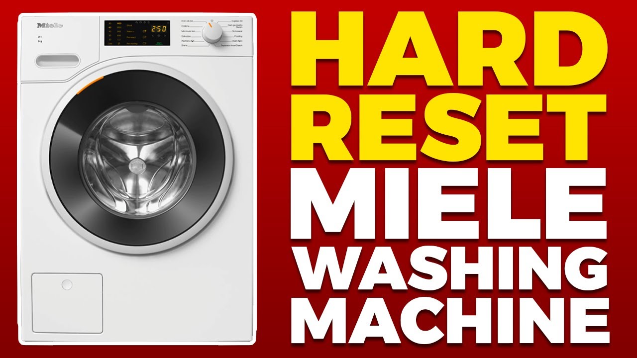Как сделать полный сброс настроек стиральной машины Miele