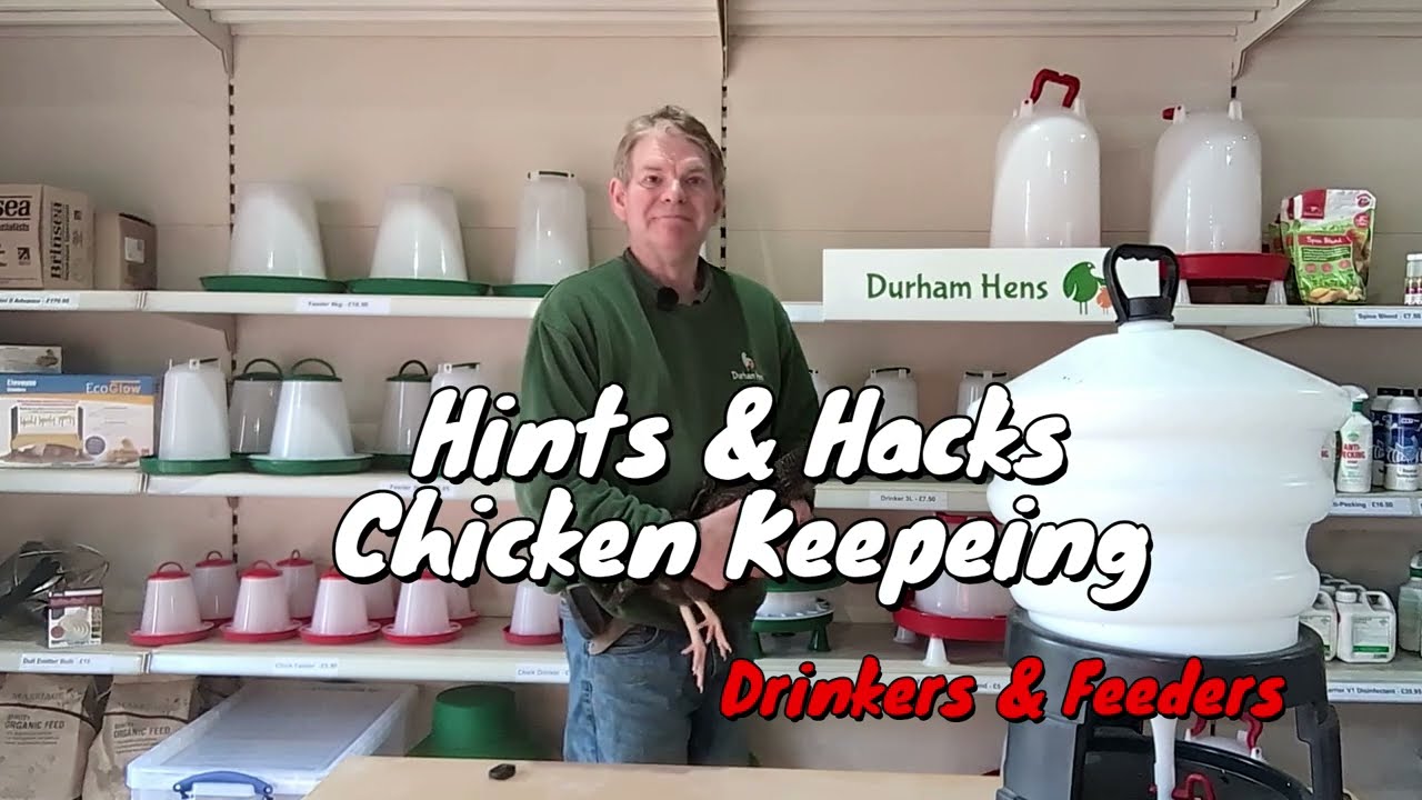 Hints & Hacks Chicken Keeping - Drinkers and Feeders