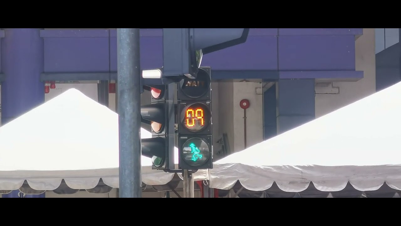 Traffic Light Sound - Masjid Jamek LRT Station, Kuala Lumpur, Malaysia
