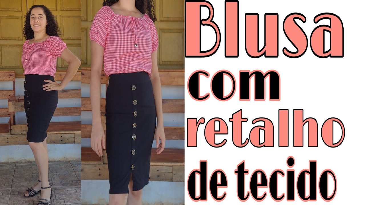 Blusa Fácil Corte e costura para iniciantes