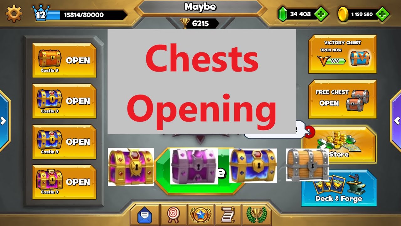 Legendary Weekend Chests Opening!! ---- Castle Crush 6