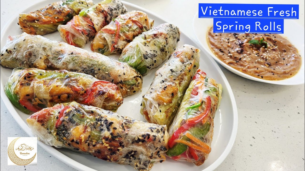 Vietnamese Fresh Spring Rolls | Healty & Delicious Spring Rolls for Iftar #iftarrecipe #ramadan2026