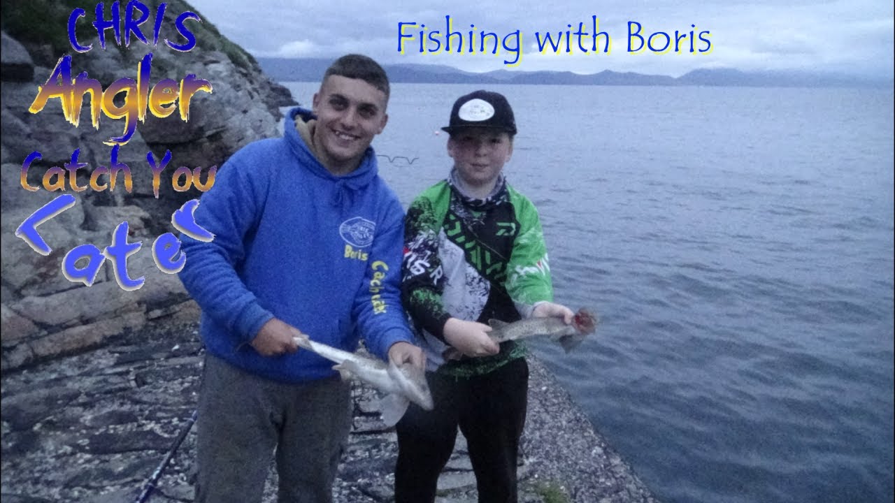 Ocean fishing with friend at Kells Co-Kerry