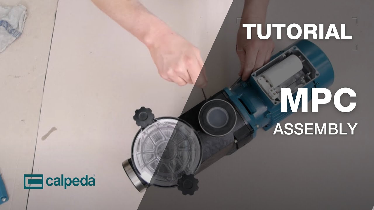 How to assemble MPC swimming-pool and whirpool pumps in 16 steps