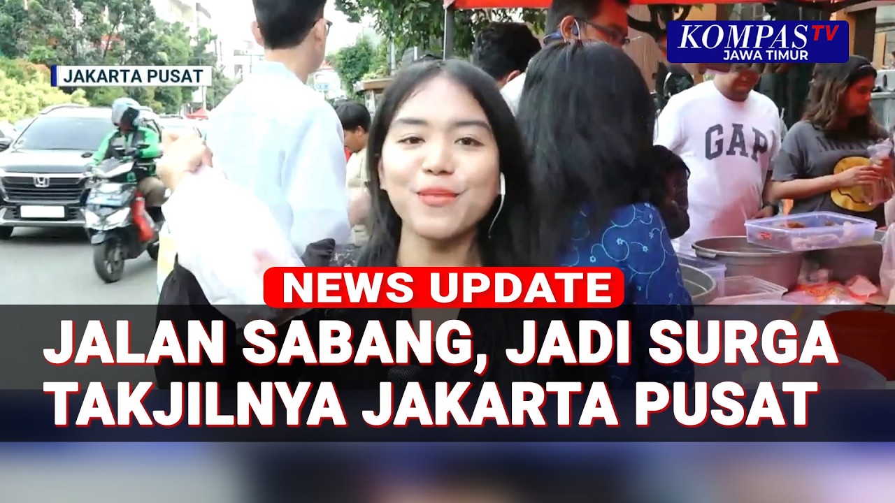 Ramai Jelang Buka, Jalan Sabang Jadi Surga Takjil Jakarta Pusat