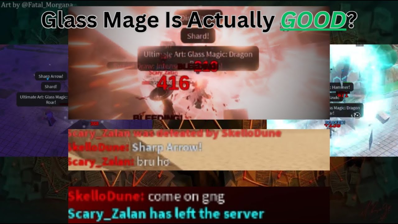 Glass Mage is META... - Arcane Odyssey PvP