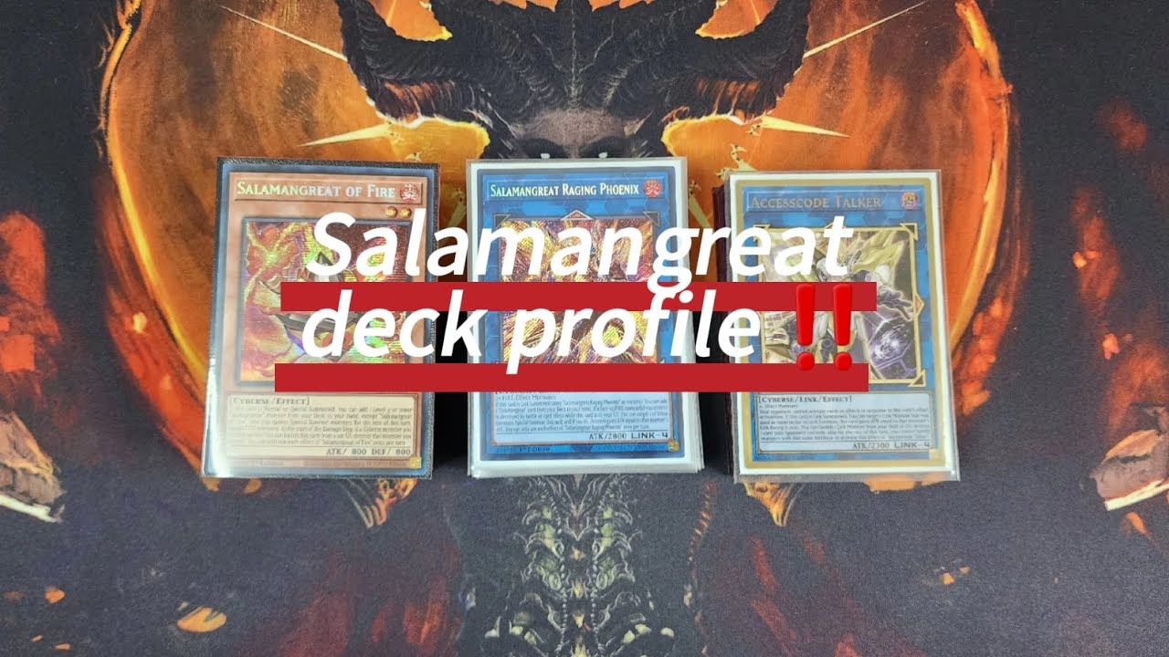 Salamangreat deck profile (September 29)‼️‼️#yugioh #Salamangreat #deckprofile 