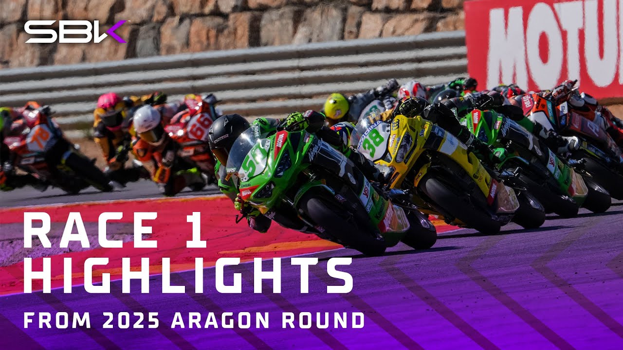 ГЛАВНЫЕ МОМЕНТЫ гонки #WorldSSP300 1 ✊ | 2025 #AragonWorldSBK 🇪🇸