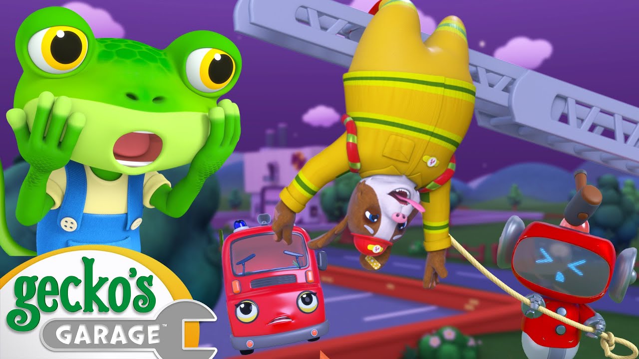 Dandy Dog's Dangling Disaster | Gecko's Garage | Trucks For Children | Cartoons For Kids