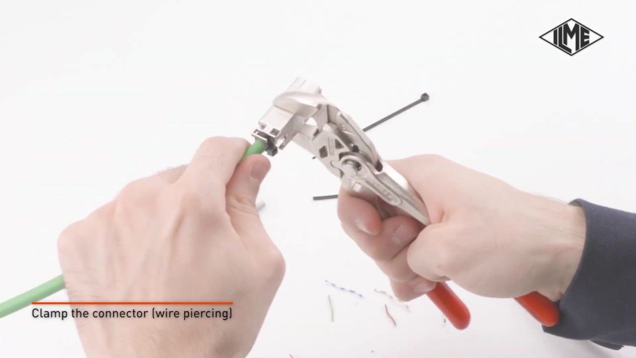 ILME MIXO RJ45 IDC modular insert - assembly tutorial