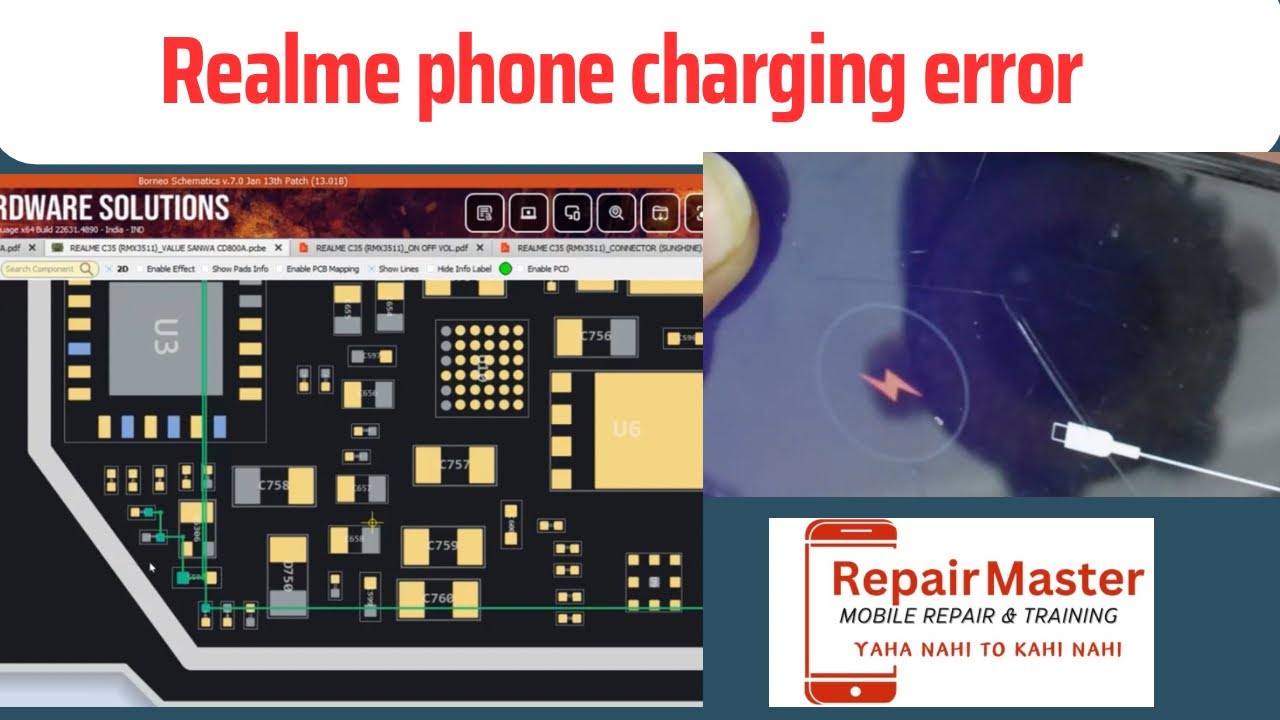 realme c35 charging error by repair master