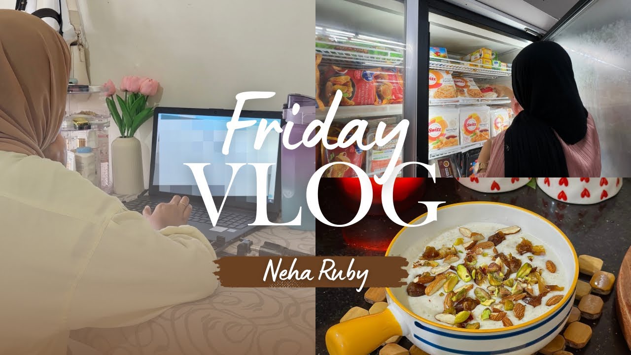 A Friday In My Life 🌷( Talbina, Studying, Friends, Shopping)