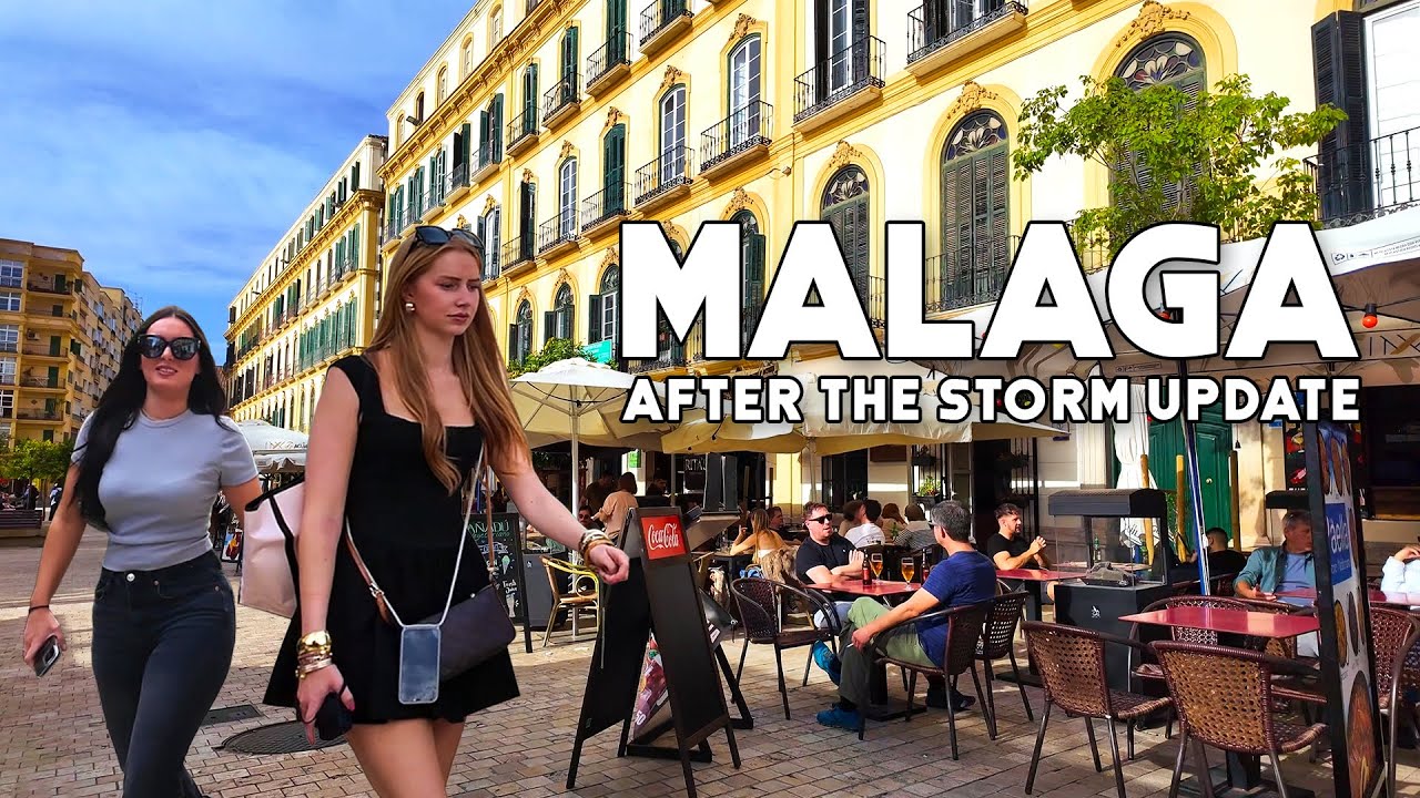 MALAGA CITY SPAIN LATEST UPDATE AFTER THE STORM DANA NOVEMBER 2024 Costa del Sol | Andalucía [4K]