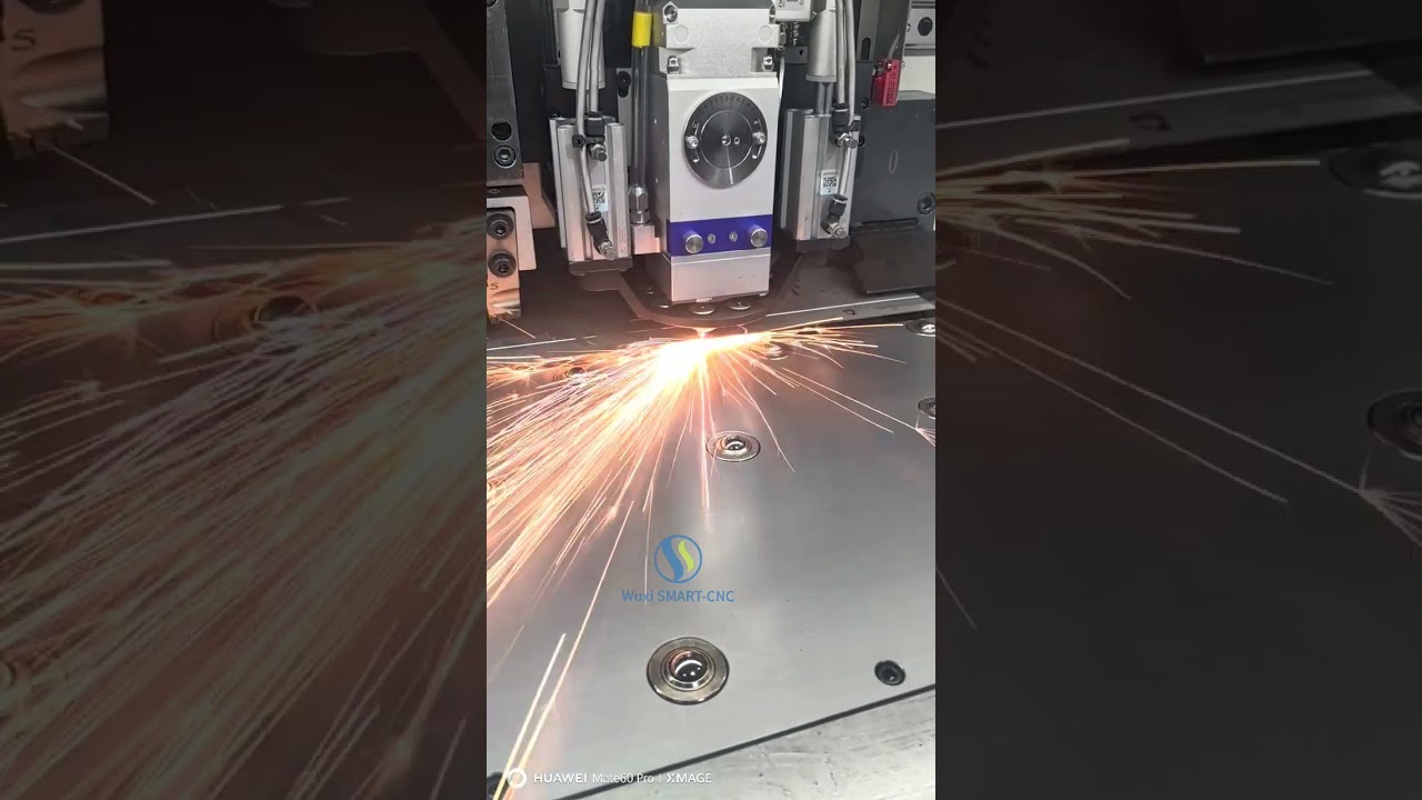 Sheet Metal V Groove Machine And Laser Cutting All in One Integrated 