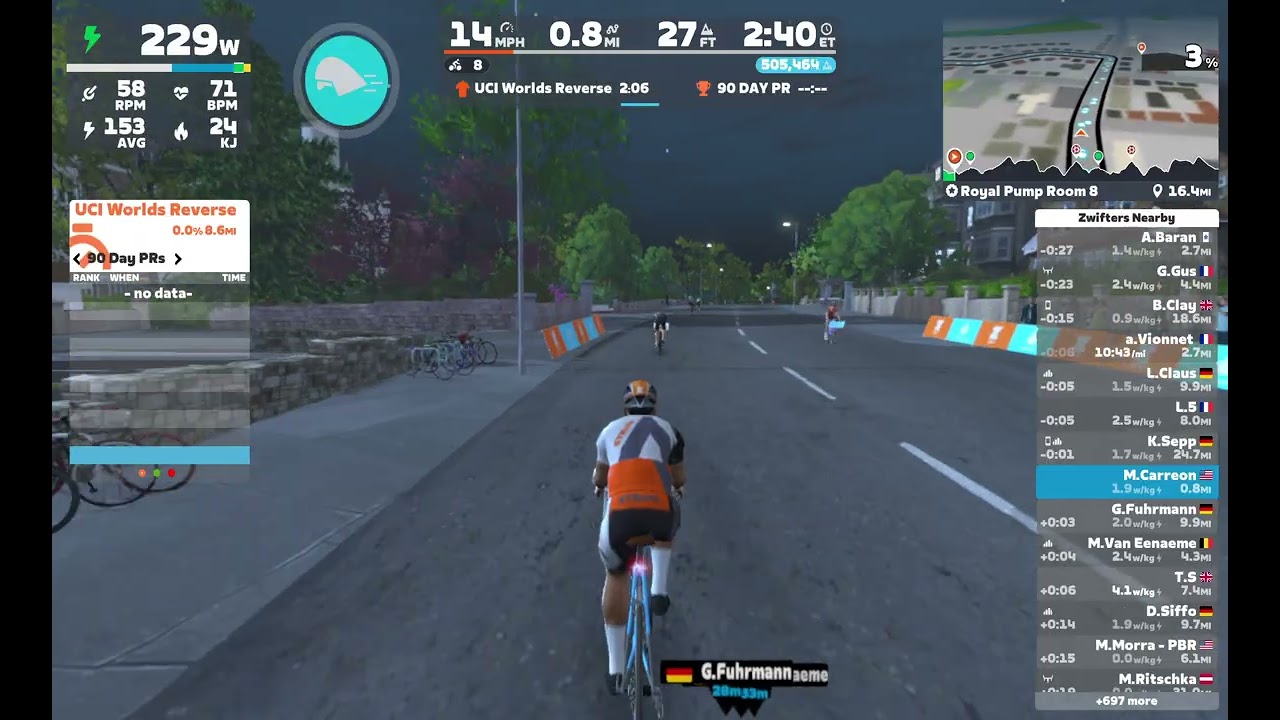 Morning Zwift