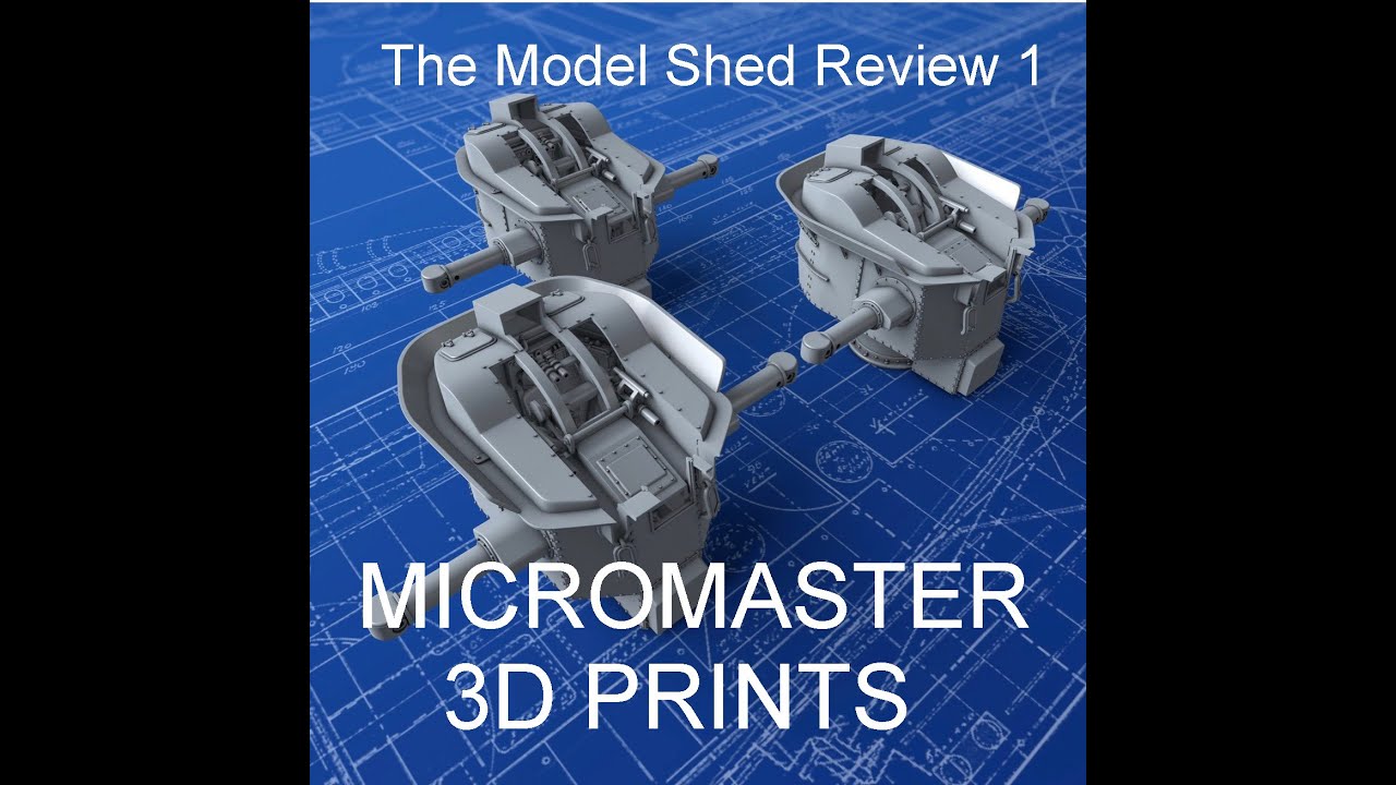 Model Shed review No1: Micromaster 3D printed details for naval models