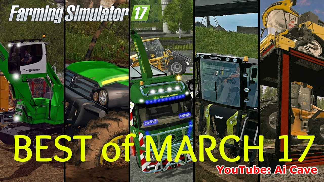 Top 5 Best Farming Simulator 17 Mods - March 2017