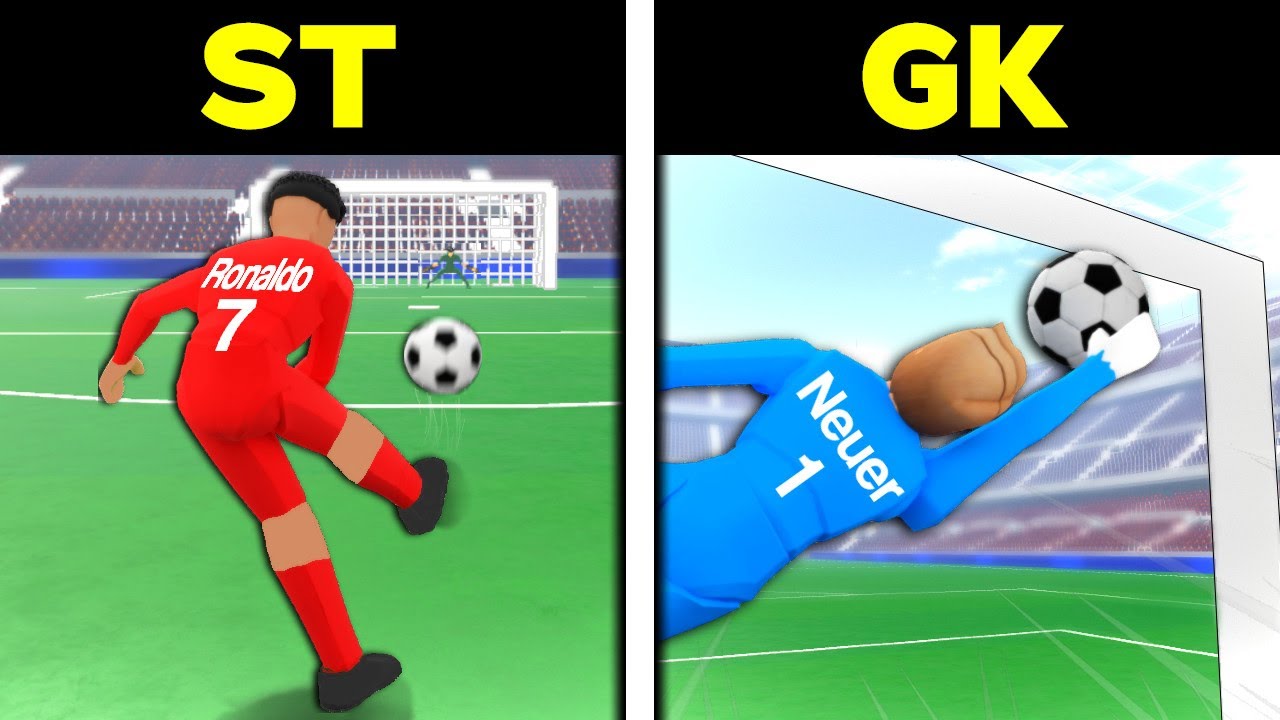 Winning in Every POSITION in Realistic Street Soccer (Roblox)
