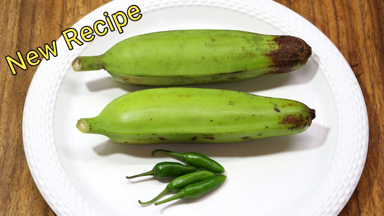 কাঁচা কলার এই  রান্না একেবারে নতুন ও সুস্বাদু এবং মুখরোচক || Ash Plantains New Recipe