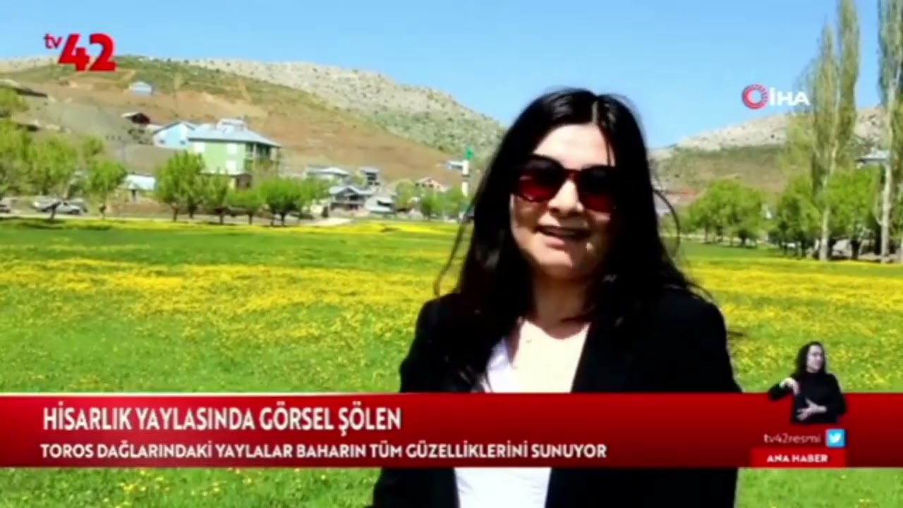 Hisarlık yaylasında kartpostallık manzaralar