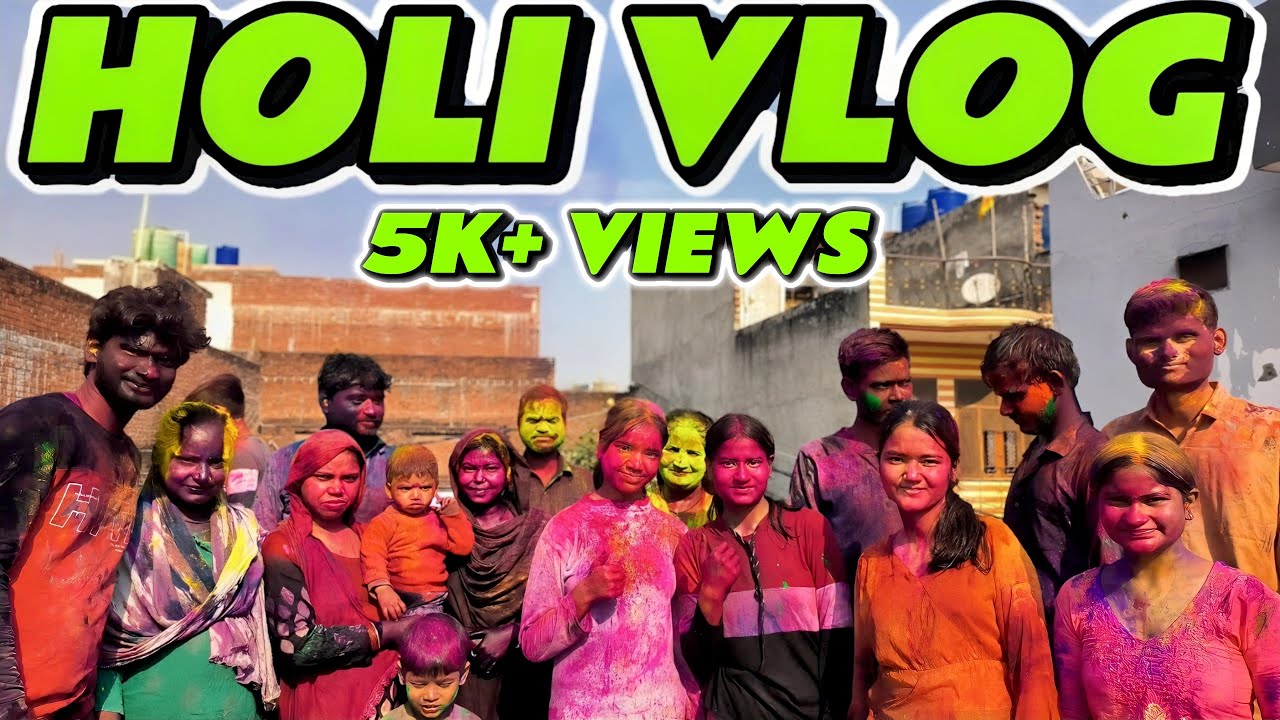 Itni Khatarnak Holi kon khelta hai 😂 || Holi vlog || @sudhanshuvlogs1103