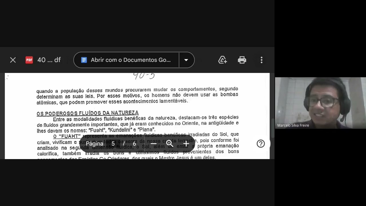 Grupo de Estudos - 40a. aula-final - Curso Teórico e Prático de Espiritismo