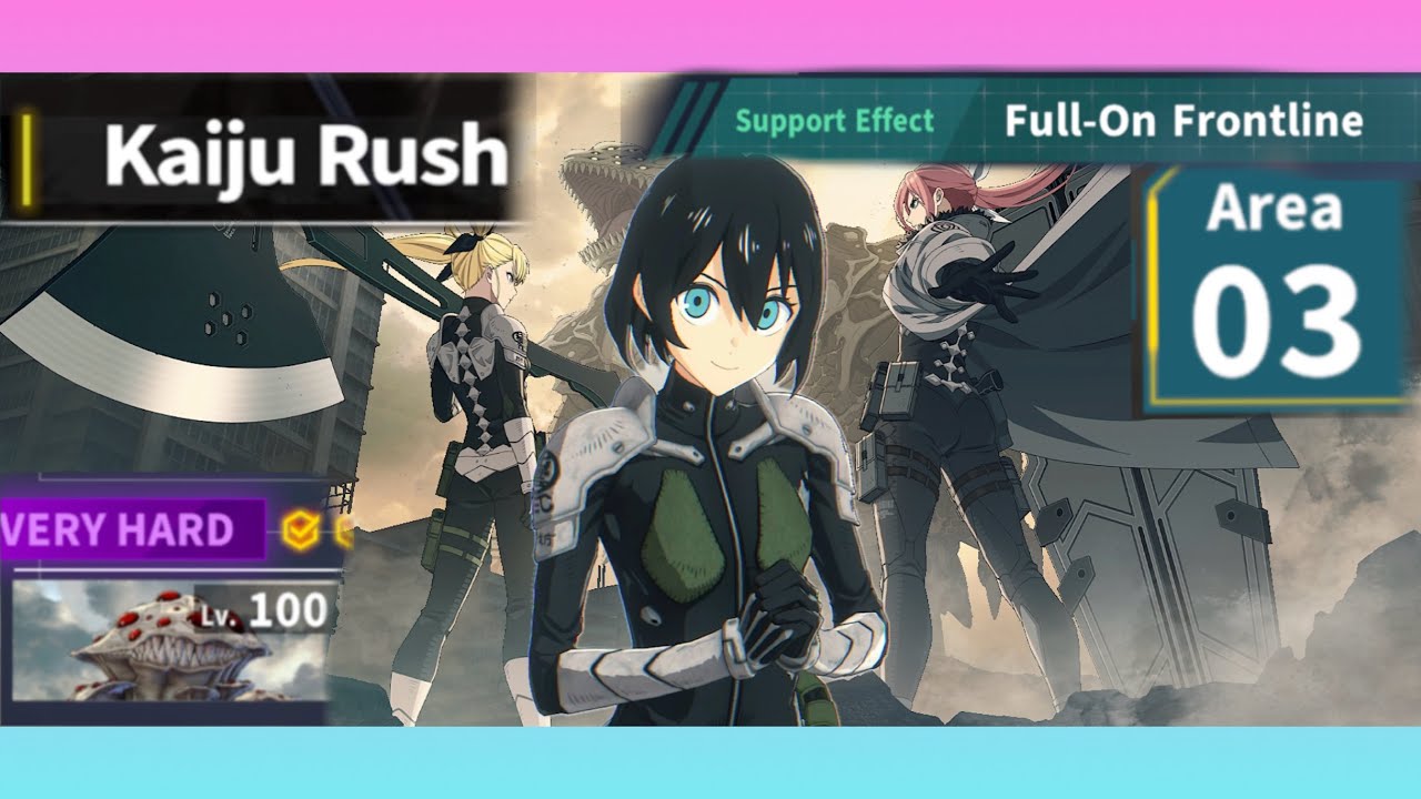 Akari Minase’s Last Ditch Survival - KAIJU RUSH AREA 03 - KAIJU NO 8 THE GAME